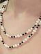 Намисто "Королівські перли" з перлин та граней авантюрину, 2-рядне | 6418720 | фото 4