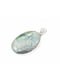 Підвіска з коштовного каміння (агат блакитно-біла, срібло) | 6419848 | фото 2