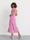 Сукня А-силуету рожева з квітковим принтом | 6331254 | фото 7