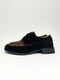 Туфли черные с принтом | 6420112 | фото 2