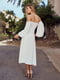 Сукня А-силуету біла | 6420223 | фото 6