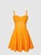 Сукня А-силуету помаранчева | 6420280 | фото 7