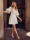 Сукня А-силуету молочного кольору | 6420281 | фото 4