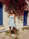 Сукня А-силуету блакитна | 6420284 | фото 2
