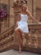 Платье А-силуэта белое | 6420295 | фото 2
