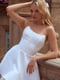 Платье А-силуэта белое | 6420295 | фото 3