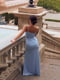 Платье в бельевом стиле голубое | 6420304 | фото 9