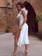 Сукня А-силуету молочного кольору | 6420306 | фото 7