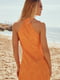 Сукня А-силуету помаранчева | 6420317 | фото 5