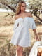 Платье А-силуэта молочного цвета | 6420321 | фото 6