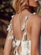 Платье А-силуэта молочного цвета | 6420329 | фото 7