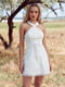 Сукня А-силуету молочного кольору | 6420330