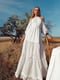 Сукня А-силуету молочного кольору | 6420331 | фото 2