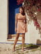 Сукня в білизняному стилі помаранчева | 6420335 | фото 3
