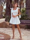 Платье А-силуэта молочного цвета | 6420337 | фото 5
