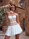 Сукня А-силуету молочного кольору | 6420341 | фото 3