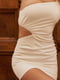 Сукня-футляр молочного кольору | 6420344 | фото 4