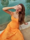 Сукня А-силуету помаранчева | 6420355 | фото 7