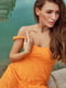 Сукня А-силуету помаранчева | 6420355 | фото 8