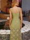 Платье-футляр цвета хаки | 6420365 | фото 7