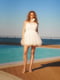 Сукня А-силуету біла | 6420468 | фото 3