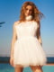 Платье А-силуэта белое | 6420468 | фото 4