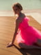 Платье А-силуэта розовое | 6420469 | фото 4