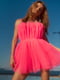 Платье А-силуэта розовое | 6420469 | фото 5