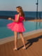 Платье А-силуэта розовое | 6420469 | фото 8