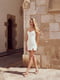 Сукня А-силуету молочного кольору | 6420473 | фото 3