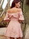 Сукня А-силуету пудрового кольору | 6420488 | фото 7