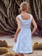 Платье А-силуэта голубое | 6420491 | фото 5