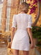 Сукня А-силуету молочного кольору | 6420495 | фото 5