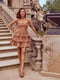 Сукня А-силуету кольору мокко | 6420497 | фото 2