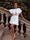 Сукня А-силуету біла | 6420500 | фото 3
