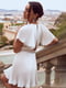 Платье А-силуэта белое | 6420500 | фото 7