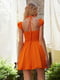 Сукня А-силуету оранжевого кольору | 6420504 | фото 5