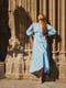 Сукня А-силуету блакитна | 6420531 | фото 10