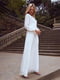 Сукня А-силуету молочного кольору | 6420536 | фото 6