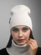 Комплект «Алисон»: шапка и шарф-бафф | 6421925