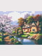 Картина за номерами "Хатина над річкою" (40х50 см)    | 6423948