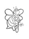 Картина за контурами "Бджілка" (25х25 см)    | 6424177 | фото 3