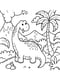 Картина за контурами "Динозаврик" (25х25 см) | 6424331 | фото 3