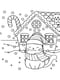 Картина за контурами "Падав сніг на поріг" (25х25 см)    | 6424343 | фото 3