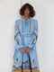 Сукня-вишиванка блакитна в етнічному стилі | 6420011 | фото 3
