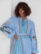Сукня-вишиванка блакитна в етнічному стилі | 6420011 | фото 5