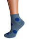 Шкарпетки короткі сині в горошок | 6425271