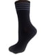 Шкарпетки чорні в смужку | 6425376 | фото 2