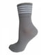 Шкарпетки сірі в смужку | 6425377 | фото 2