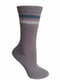 Шкарпетки бузкового кольору в смужку | 6425489
